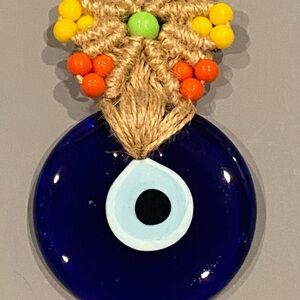 Blue Evil Eye Wall Hanging